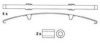 MERITOR 68325011 Brake Pad Set, disc brake